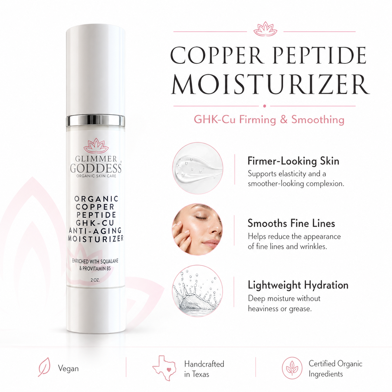 Organic Copper Peptide Firming Moisturiser